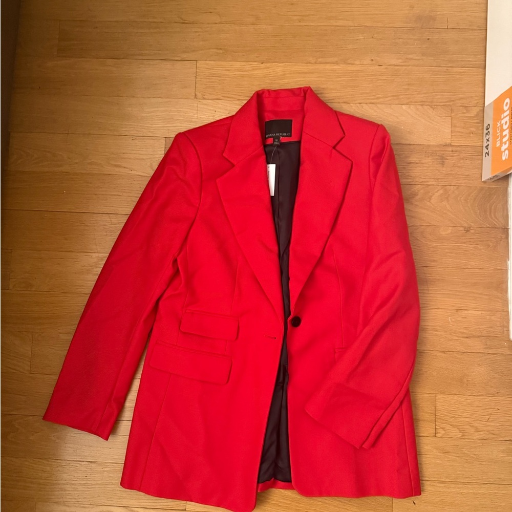 Banana Republic Vibrant Red Women’s Blazer